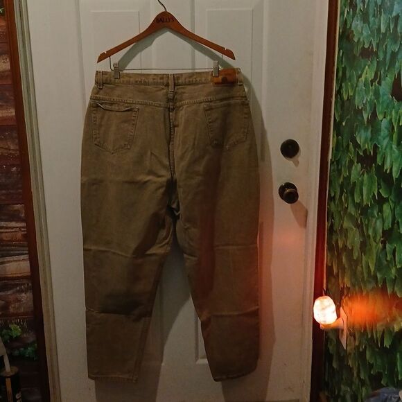 Women's Relaxed Fit Tan Pants Size 22W from St John's Bay - Picture 6 of 8